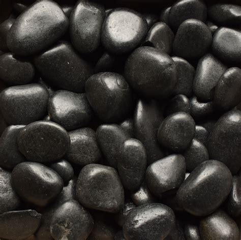 Polished Black Mexican Beach Pebbles By The Pallet Mexican Beach
