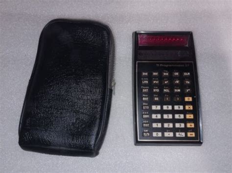 Calculatrice Vintage Programmable Texas Instruments Ti 57 Non Testé Ebay