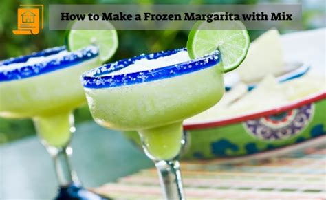 How To Make A Frozen Margarita With Mix In 4 Easy Steps