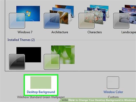 Click on whatever photo you want and it will appear as your desktop. How to Change Your Desktop Background in Windows: 3 Steps