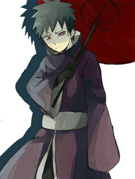 Учиха Обито арт Anime Art Obito Uchiha Personagens Naruto
