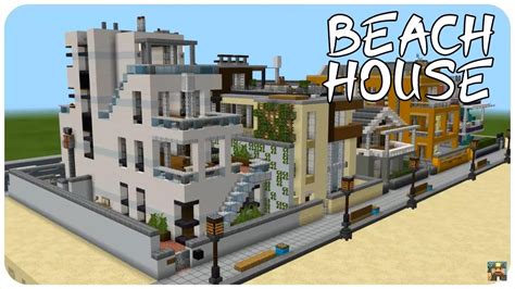 How To Build A Beach House In Minecraft Minecraft Beach House