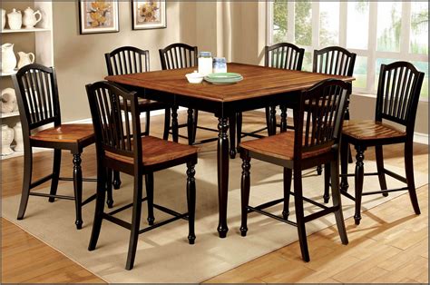 9 Piece Counter Height Dining Room Set Dining Room Home Decorating