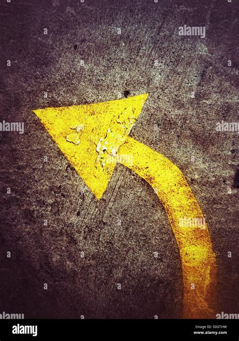 Left Turn Arrow Hi Res Stock Photography And Images Alamy