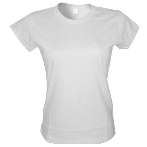 Camiseta Poliéster Branca Feminina