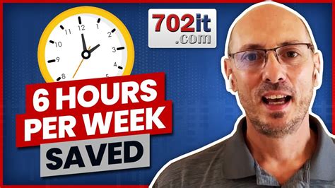 6 Hours Per Week Saved Youtube