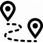 Gps Map Icon Route Navigation Clipart Svg