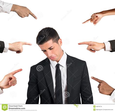 Accused Businessman Stock Photo Image Of Accusation 40978716