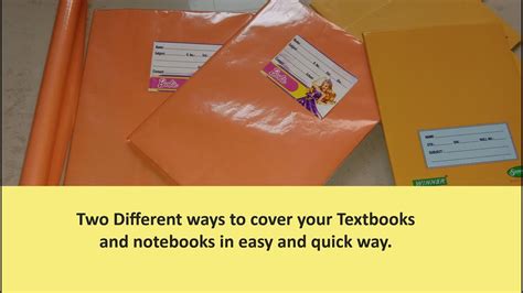 How To Cover School Books Brown Paper Covering How To Cover A