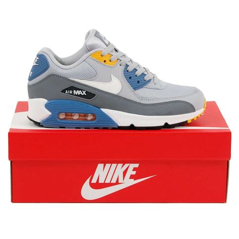 Grau Bild Nike Air Max 90 Essential Wolf Greywhite Indigo Storm