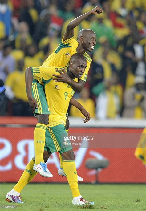 katlego mphela of south africa celebrates scoring a goal in the last news photo getty images