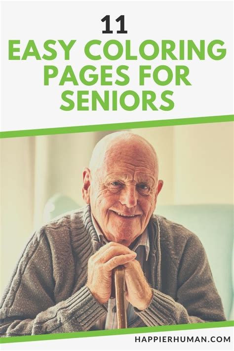 11 Easy Coloring Pages For Seniors In 2022 My
