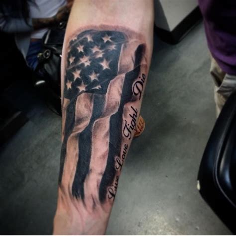 49 Astonishing Mens American Flag Shoulder Tattoo Image Hd