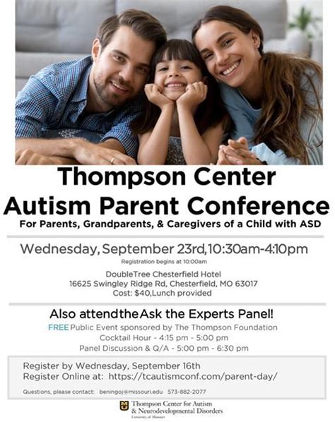 Thompson Center Virtual Autism Parent Conference September 23 2020