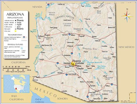 Large Arizona Maps For Free Download And Print High