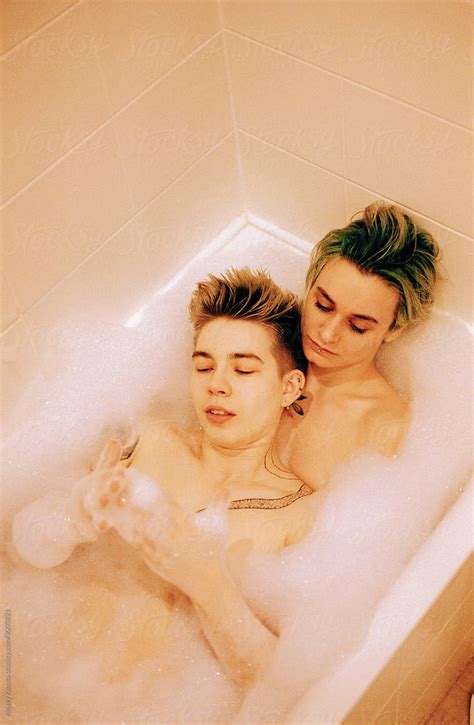 Two Lesbian Women In A Bathtub By Stocksy Contributor Alexey Kuzma Stocksy