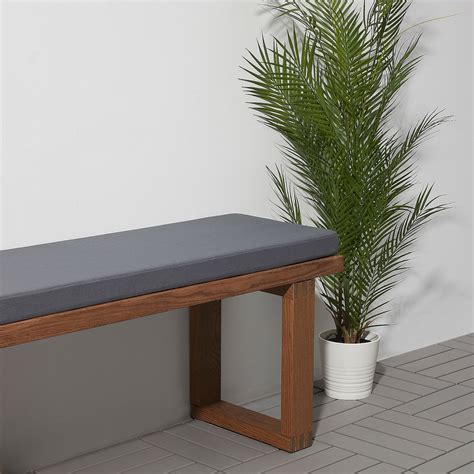 Larsinge Bench Cushion Grey 115x35 Cm Ikea