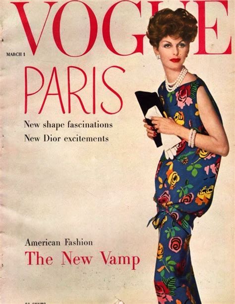 Vogue Magazine March 1 1958 Vintage Fashion Photography Vogue