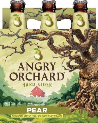 Angry Orchard Pear Hard Cider 6 Bottles 12 Fl Oz Fred Meyer