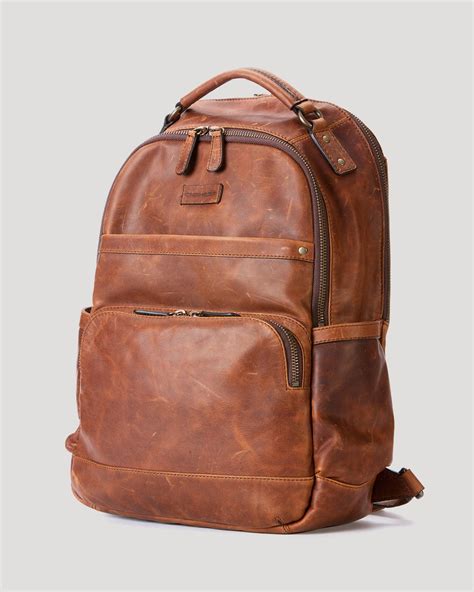 Frye Logan Leather Backpack In Brown For Men Cognac Lyst
