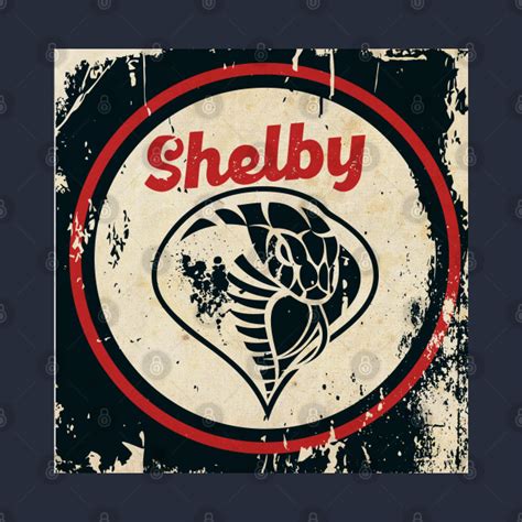 Vintage Racing Car Sign Shelby Lover Pin Teepublic