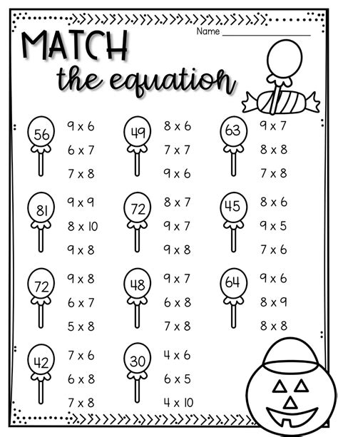 Multiplication Fun Worksheets