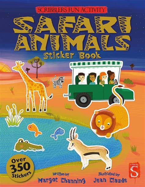 The Scribblers Fun Activity Safari Sticker Book Nhbs Academic