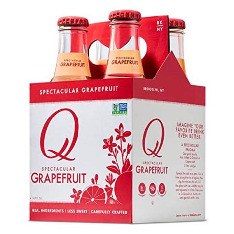 Q Mixers Grapefruit Premium Sparkling Real Ingredients
