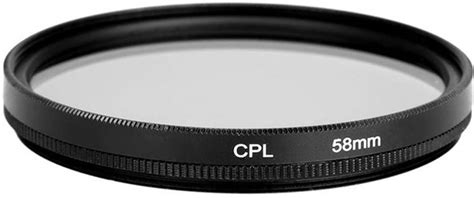 Boosty 58mm Cpl Circular Polarizer Filter For Canon Eos 18 55mm 55