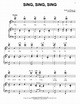 Sing, Sing, Sing Noten | Benny Goodman | Klavier, Gesang & Gitarren ...