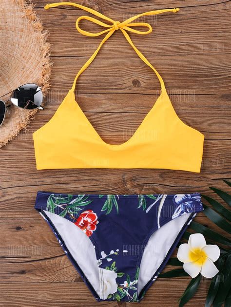 Cute Yellow Cactus Swimsuits One Pieces Teens 2020 New
