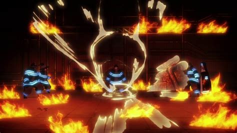 fire force shinra uses devil s foot animated hd youtube