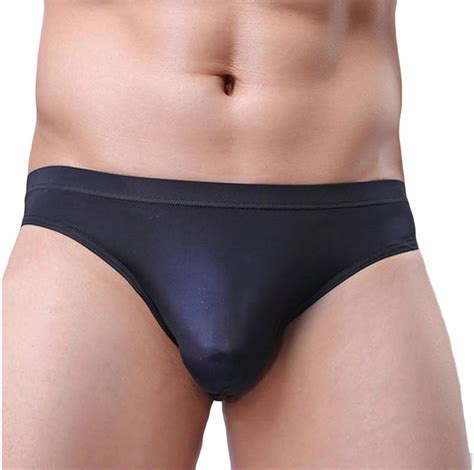 cryyu men underwear see through solid color seamless low waist briefs uk clothing
