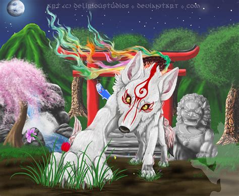 Amaterasu Background By Delirioustudios On Deviantart