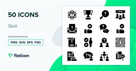 Quiz Icon Pack Filled 50 Svg Icons