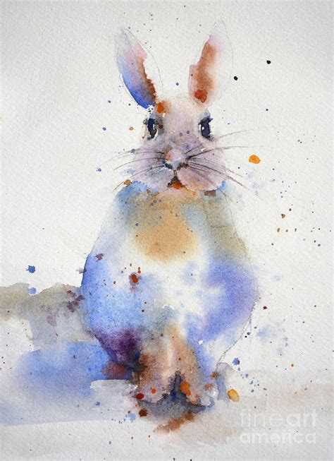 Bunny Painting By Yvonne Joyner Pixels