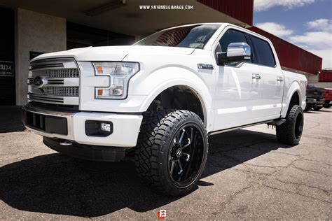 Ford F150 Nitto Ridge Grappler Hostile Wheels 4 Lift Fat Bobs