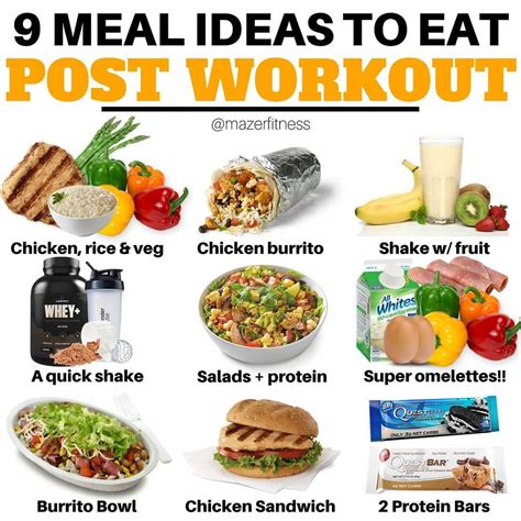 💥💥9 Very Simple Post Workout Meal Ideas💥💥 🐣ive Been Getting A Lot Of Questions About