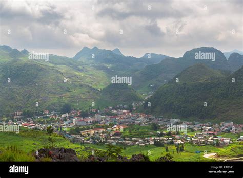 Small Vietnamese Valley Town Off The Ha Giang Loop Ha Giang Province