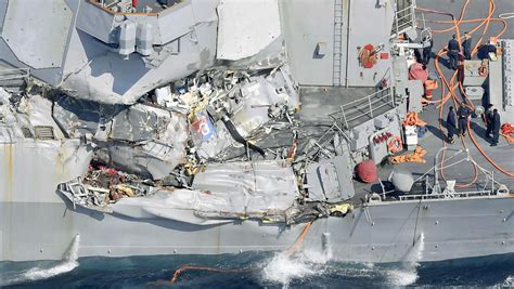 Navy Sailors Missing Following Us Destroyer Crash Off Japan