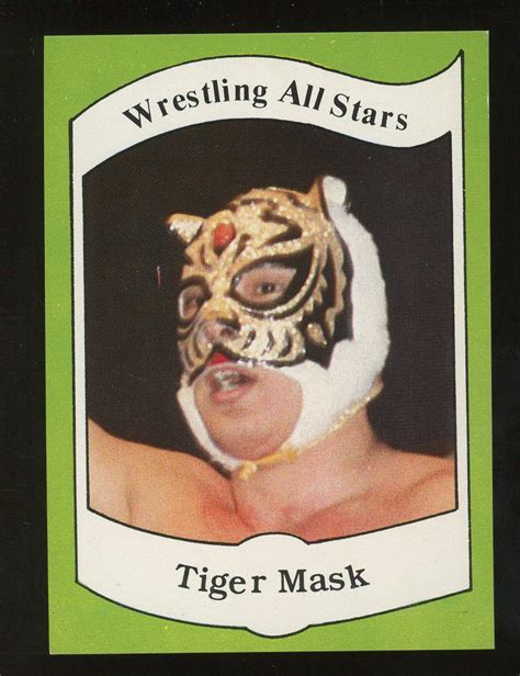 Tiger Mask 2 Prices 1983 Wrestling All Stars Wrestling Cards