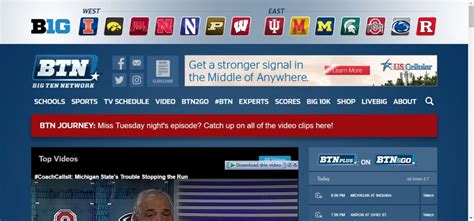 Streaming Big Ten Network Online For Free Exstreamist