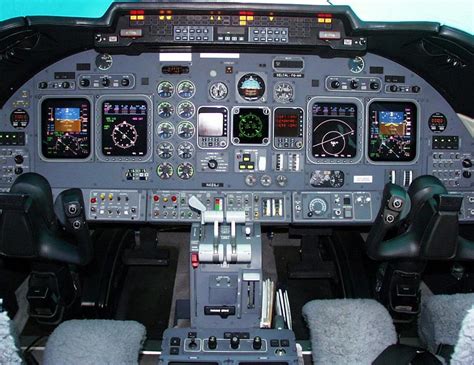 Learjet And Challenger Cockpits