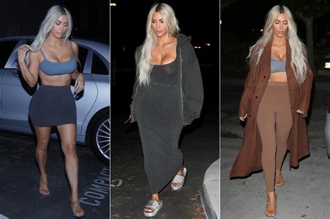 Kim Kardashian Wore 9 Yeezy Outfits In One Day