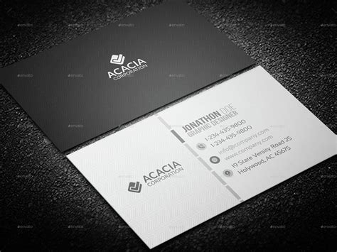 Simple Personal Business Card By Anchors Graphicriver