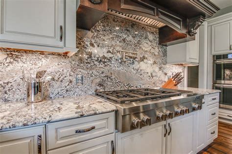 Granite Backsplash Full Height For A Superb Kitchen