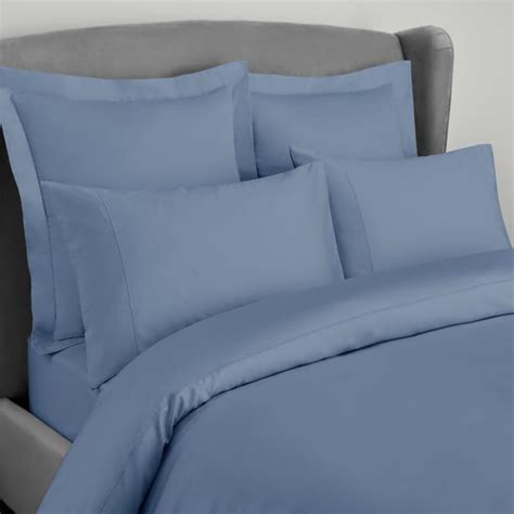 Dorma 300 Thread Count 100 Cotton Sateen Heirloom Blue Duvet Cover