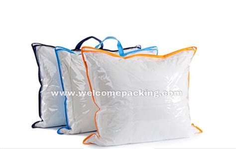 Pvc Pillow Cover Bag Thickness 12 Mm Rs 30 Piece Welcome Packaging