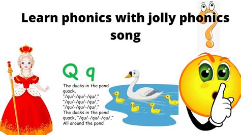 Learn Phonics Sound Of Letter Q With Jolly Phonics Song Youtube