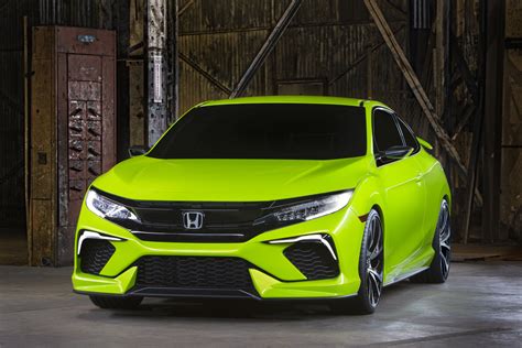 Honda Civic Concept Is New Yorks Colored Spot Previews The New 2016